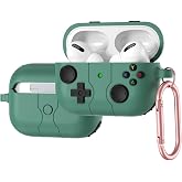 Coverzone Apple AirPods 4 ile uyumlu 4.Nesil Kılıf Kılıf Retro G&ouml;r&uuml;n&uuml;ml&uuml; Kancalı Nint-endo Yumuşak Soft Dokunuş AirPods 4. Ne