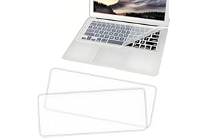 CATOR 2 Stück Universal 15-17 Zoll Laptop Tastatur Abdeckung Schutz für Notebook, Ultra Dünne Wasserdichte Staubdichte Silikon Haut, Laptop-Tastaturabdeckung