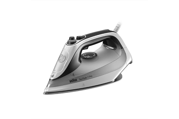 Braun Household TexStyle 7 Pro Ångstrykjärn SI 7149 WB – strykjärn med Freeglide 3D stryksula, vertikal ånga, 2 900 watt