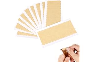 AABDTYYD 120 Pezzi Extension Capelli Veri Biadesivo, Nastro Biadesivo Professionale per Extension Capelli, Facile da Usare e Sicuro con Tenuta Durevole in Marrone