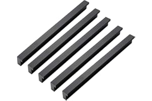 Qrity 10x Möbelgriffe Schwarz Griffe 160mm lochabstand Türgriffe Küche Stangengriff Schrankgriffe Schubladengriffe Küchenschrank Griffe für Küchenschränke