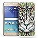 Produktbild Conie Handyschale kompatibel mit Samsung Galaxy J3 2016, Muster Bumper Rückschale Hülle mit Tier- Motiven Schutz- Case