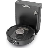 Shark PowerDetect, Robot Vacuum Cleaner, Auto Drain, WiFi/App, Black | 3D Navigation and LiDAR, Anti-Allergen Base, NeverStuc
