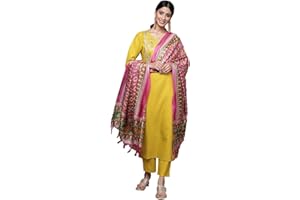 NITIMATTA Kurti Set für Frauen mit Dupatta Indischer Stil Party Wear Kurta mit Hose Set