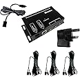 SZBJ IR Repeater extender,IR Remote Control Extender，Infrared Repeater System (3 Dual Head ir emitter)