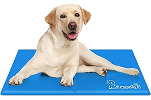 Pecute Tapis Rafraichissant Chien Plus Durable Mise à Niveau Tissu Oxford+PVC d'épaisseur 0.4mm Tapis de Refroidissement Auto