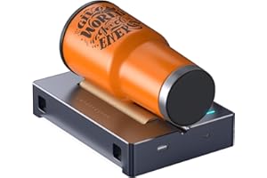 LaserPecker L2 Terzo Asse Imposta, Incisore Laser Rullo Accessori Modulo di Dell'asse Y + Pulsante di Incisione in Batch + Chiavetta Bluetooth + Borsa per Il Trasporto - L2 Accessori Esclusivi