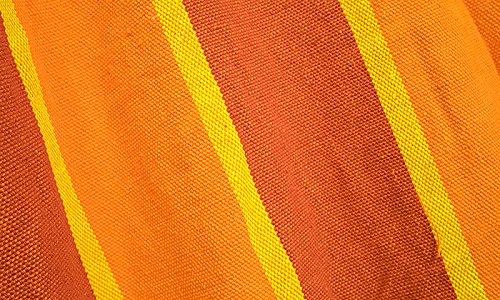 Haengematte Relax II 2000x1150 in orange Baumwolle Haenge Matte Garten Gartenausstattung von Jet-Line - 