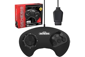 Retro-Bit BIG6 - Almohadilla de control para SEGA Genesis