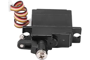 Cuque Micro Servo, 1,5 kg Kunststoffgetriebe Servo RC 5-Draht Lenkservo Schnelle Reaktion Geeignet für HS 18301 18302 18311 18312 18321 1/18 RC-Cars