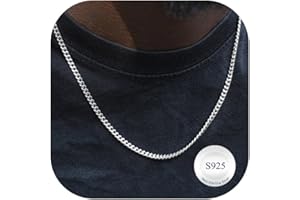 Suplight Collana Uomo e Donna in Argento 925 Vero a Catena Figaro Collana Uomo Argento 925 Ipoallergenica e Robusta Lunghezza 36/46/51/56/61/66/71cm Larghezza 3/5mm con Confezione Regalo