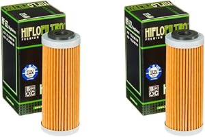 DB PARTS Set di 2 filtri olio compatibili con KTM 350 EXC-F ie4T 2018 2019 2020 2021 2022