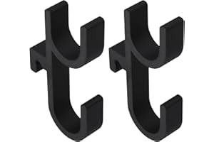 Sinbana 2pcs Universal Car Umbrella Holder, Black Car Trunk Umbrella Hooks No Drilling Installation Seat Hooks for All Vehicles