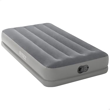 Matelas Gonflable Intex Prestige 2 Personnes - Gonfleur électrique Intégré - 30 Cm