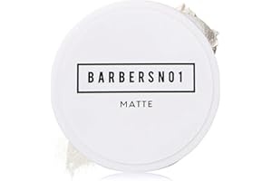 BarbersNo1 Matte Hair Clay Wax – Strong Hold Hair Styling Clay for Men | Natural Matte Finish, Texture & Definition | Ideal for Short to Medium Hair | Hair Wax For Men | Long Lasting Hair Putty