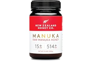 New Zealand Honey Co. Miele di Manuka MGO 514+ / UMF 15+ | Attivo e lordo | Prodotto in Nuova Zelanda | 500g