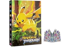 Egmelos Sammelkarten Album, Sammelalbum mit niedlichem Cartoon-Muster, Sammelalbum Album Kompatibel Diverse Karten, Karten Album Buch umfasst 50 Seite