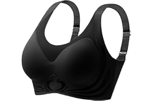 BEICHWTD BH Ohne Bügel Große Brüste Starker Halt Hatme Haltungskorrektur BH Sport BH Große Größen Klassische BHS Original Anti Sag BH Push Up BH Cooler Comfit Underwear Ubergröße Stretch Soft Bra