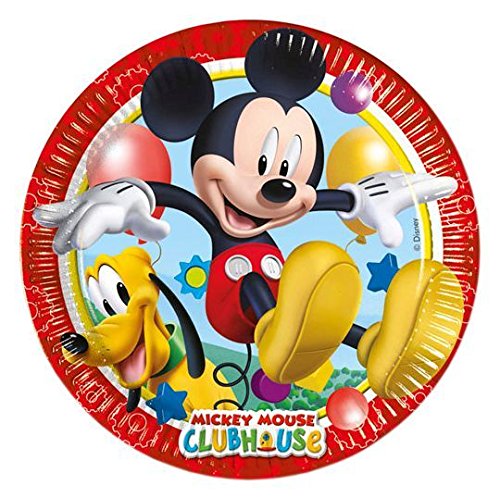 Procos 10108580B – Kinderpartyset – Disney Mickey Mouse – Playful Mickey, Größe S, 37-teilig - 2