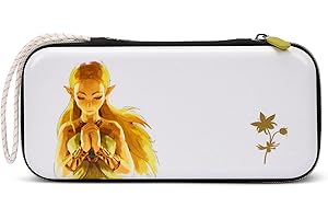 PowerA Etui de protection Slim pour Nintendo Switch, Switch -Modèle OLED et Nintendo Switch Lite - Princess Zelda, Housse de Protection, Étui de Console, Rangement, Licence Officielle