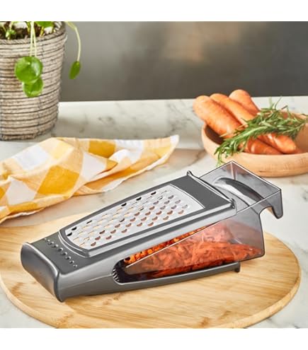 Metaltex Rap Box 3 Değişken Yüzeyli Akrilik Hazneli Rende : Amazon