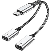 MOGOOD USB-C Splitter 1a2, 480Mbps, 60W PD, 1 pc, Charging, Very Compact | 2x USB-C, 480Mbps Data, 60W PD Charging, Plug-Play