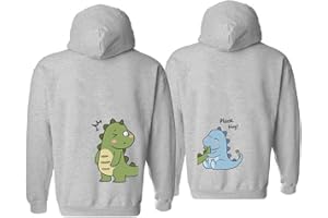 Sevpuikl Partner Pullover Mit Datum Für Pärchen Hoodie personalisiert Couple Geschenke King Queen Pullover Liebespaar Kapuzenpullover Partnerlook für Paar 1 Stück