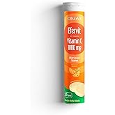 Orzax Effervit Vitamin C 1000 Mg 20 Eff Tablets