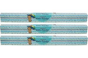 Vedmantra Incense Sticks - 20 Sticks x 3 Pack - Premium Series (Baby Powder)