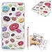 Produktbild TPU Hülle für Samsung Galaxy A5 2016, ZCRO Handyhülle Transparent Ultra Dünn Klar Silikon TPU Schutzhülle Etui Kratzfest Weich Clear Case Muster Flexibel Handytasche Case mit Stift für Samsung Galaxy A5 2016/A510 (Bunte Donuts)
