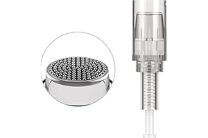 ‎PELCAS Rund Nano Pin Ersatz für PELCAS Derma Pen, Micro Nano Nadeln Kartuschen Ersatzteile für Elektrische Microneedling Dermapen Nadelpatrone, 10 Stück (Runde Nano) MEHRWEG
