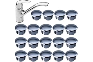 bopely 20 Pezzi Segni di Rubinetto Universale Pulsanti Indicizzati per Lavelli Bagno Cucina Parti di Sostituzione dei Rubinetti