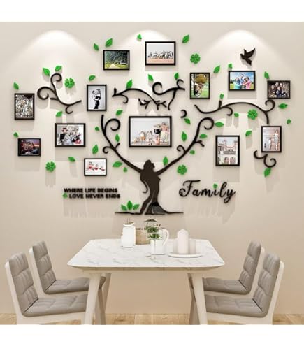 3D Albero Adesivo Da Parete, Cornici Per Foto E Alberi | FindTheDeal