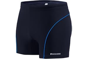 sesto senso Sportowy męski strój kąpielowy dopasowany i wodoodporny do pływania - rozmiary od M do 4XL, różne kolory, dopasowany strój kąpielowy