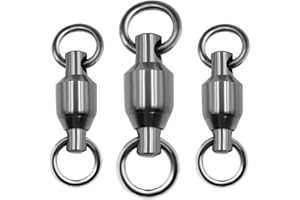 Phad Fishing 10/20PCS Kugellager Wirbel mit Geschweißtem Ringe Angel Zubehör Größe 0#~10# Ball Bearing Swivels 18lb-350lb