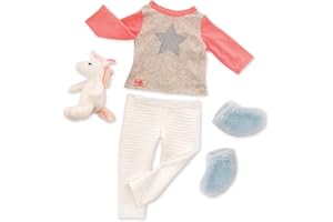 Our Generation Dolls Unicorn Wishes Pjs Outfit for 18" dolls