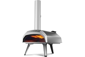 Ooni Karu 12 – Four à Pizza Ooni Multi-Combustible Bois/Charbon avec Option Gaz – Four a Pizza Gaz – Cuisson sur Pierre en 60 Secondes – Authentique Pizza