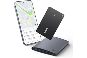 UGREEN FineTrack Slim S Kompatibel mit Samsung SmartThings, Rückwärtssuche des Handys, 7 Tage Verlaufsverfolgung, wiederaufladbarer Walletfinder, IP68 Wasserdicht, Bluetooth Tracker für Galaxy Handy