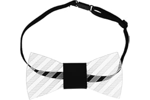 Uonlytech LED Luce Up Cravatte Paillettes Cravatta Novità Regolabile Cravatte Per Gli Uomini Partito Mostrando Costume Accessori, Colorato., 12X 6X 0,5 CM