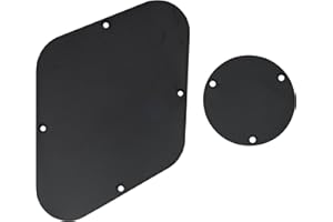 Musiclily Pro Leworęczny LP Płytka Maskująca Płytka Maskująca Przełącznik do Gitary China Epiphone Les Paul Standard, 1-warstwowy Czarny