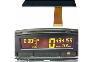 Besttoolifes Écran LCD pour compteur de vitesse de voiture Microcar MC1/MC2/M Go Ligier X Too et JS28 2004-2011 Instrument Cluster, 200402107007, 200908412, P50V4, JS28V1