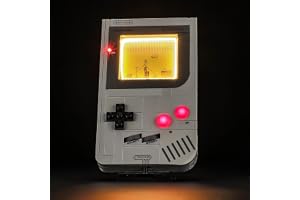 LIGHTAILING LED-lampa för Lego-72046 Game Boy – enkel installation, dolda ledningar, heminredning och presentredo (modell ingår inte)