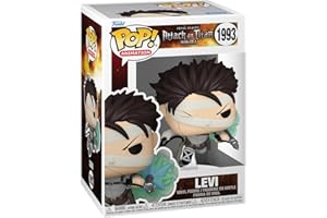Funko Pop! Animation: Attack On Titan - Levi Ackerman - (SP-1) - Figura in Vinile da Collezione - Idea Regalo - Merchandising Ufficiale - Giocattoli per Bambini e Adulti - Anime Fans