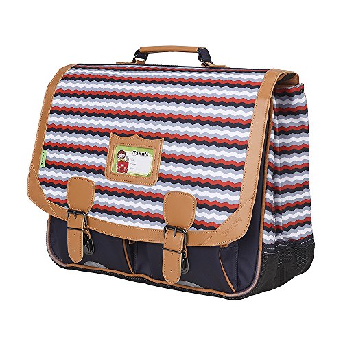Cartable 41 Bleu Tann's ZIG-ZAG