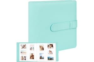 RUIBYTREE Album fotografico tascabile 360 per la fotocamera istantanea Fujifilm Instax Mini 12 11 9 8+ 8 99 40 EVO, per le stampanti istantanee Polaroid Snap/PIC-300/Z2300/ SocialMatic e Zip (Verde)