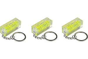 kabelmeister Mini-Wasserwaage mit Schlüsselanhänger - 3er-SPAR-Set