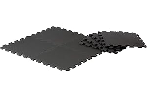 Pure2Improve Fitness Puzzelmatte, 8-teiliges Set, 30x30, PE-Material, Vielseitig, leicht zu reinigen, für Fitnessräume, Kinderzimmer, Weiche und stabile Unterlage für Training