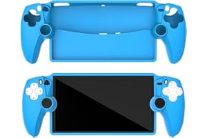 DETUEUA Silicone Cover per PlayStation Portal Remote Player, Morbido Skin Custodia Antiurto Protettiva Case, Slim Cover Accessori - Blu