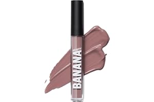 Banana Beauty Półmatowa pomadka w płynie z zachowaniem 10 h (Coffeeplease! / zimny nude) – matowa szminka dla pełnych ust – ochrona przed wysychaniem i intensywna objętość