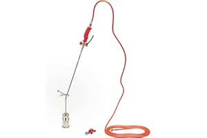 Rothenberger Industrial 030957E Palnik z 5-metrowym Wężem na Propan, Srebrny